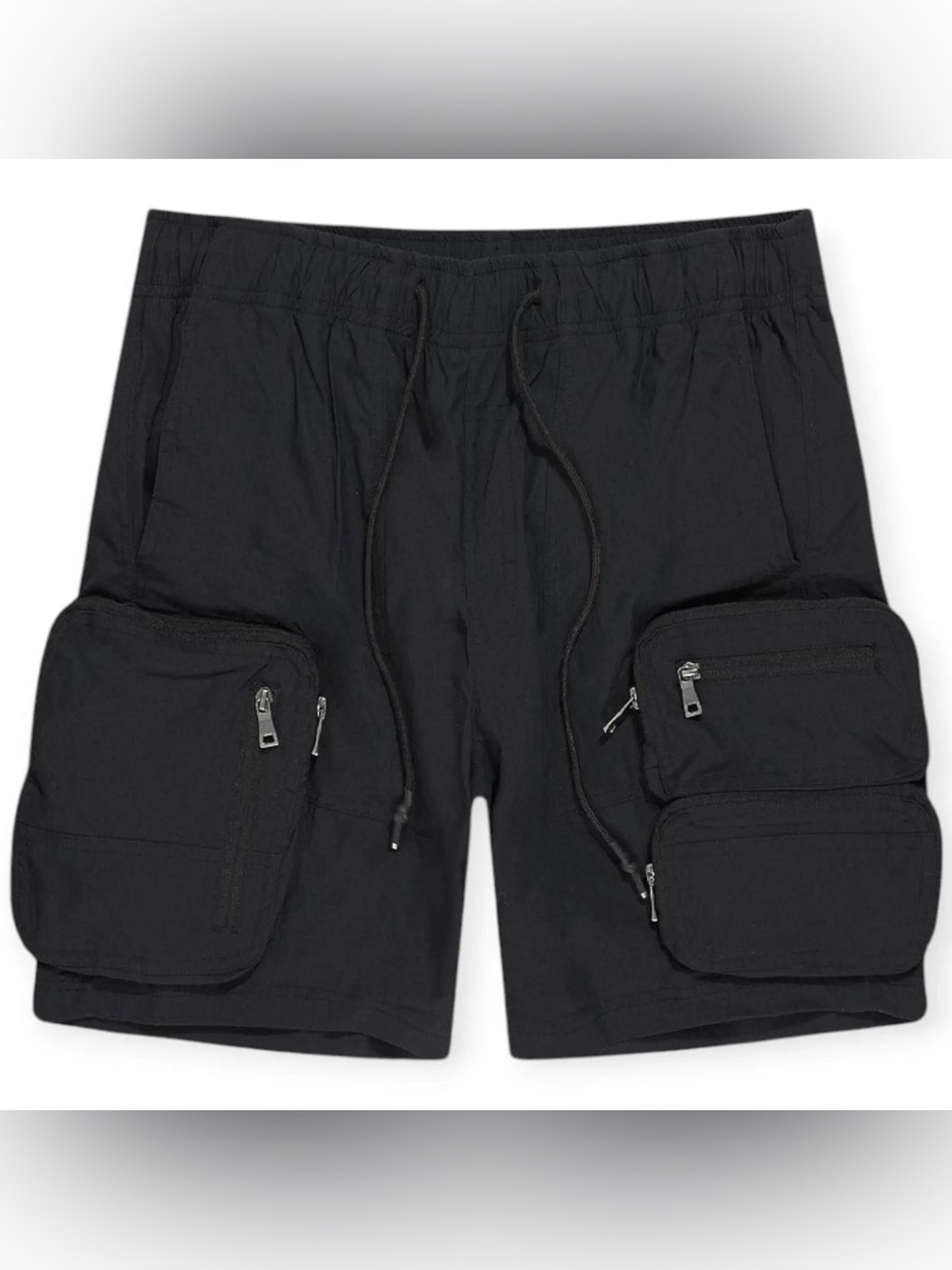 Jordan Craig Men Retro Altitude Cargo Travel Shorts (Black) size Small